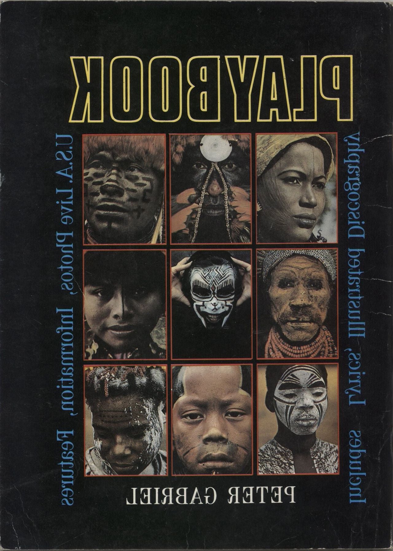 Peter Gabriel Playbook - VG UK tour programme