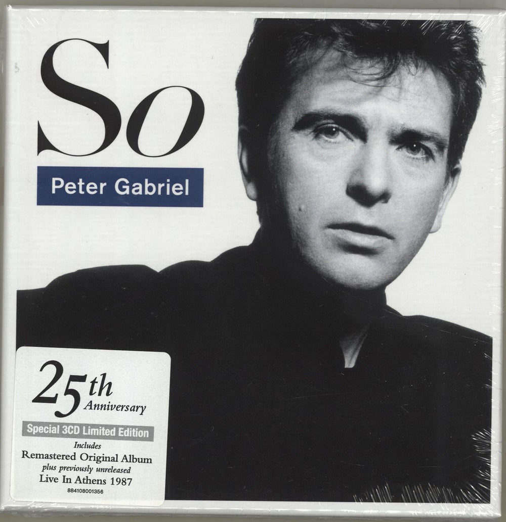 Peter Gabriel So - 25th Anniversary UK 3-CD album set (Triple CD) PGCDRX5
