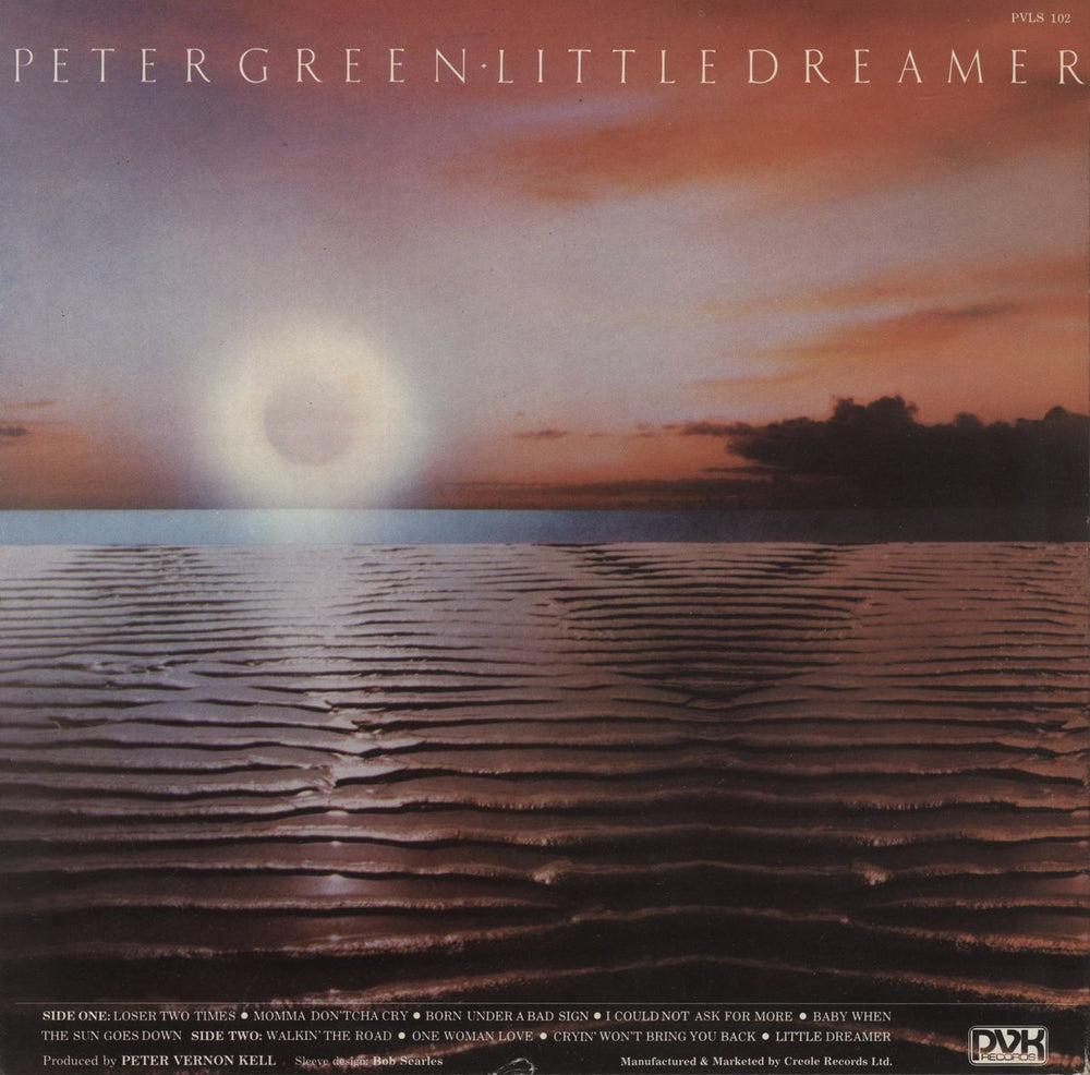 Peter Green Little Dreamer UK vinyl LP album (LP record)