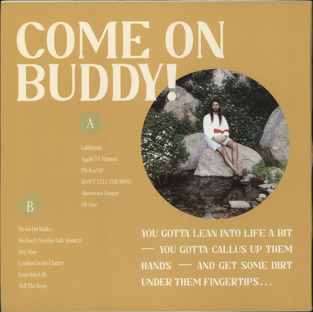 Petey USA Lean Into Life - White Vinyl US vinyl LP album (LP record)