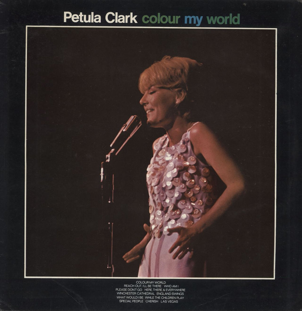 Petula Clark Colour My World - Mono UK vinyl LP album (LP record) NPL18171