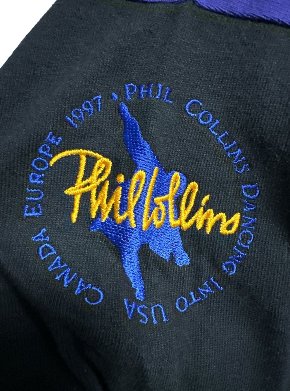 Phil Collins Dancing Into USA/Canada/Europe Tour Rugby Shirt '97 - L US t-shirt COLTSDA837990