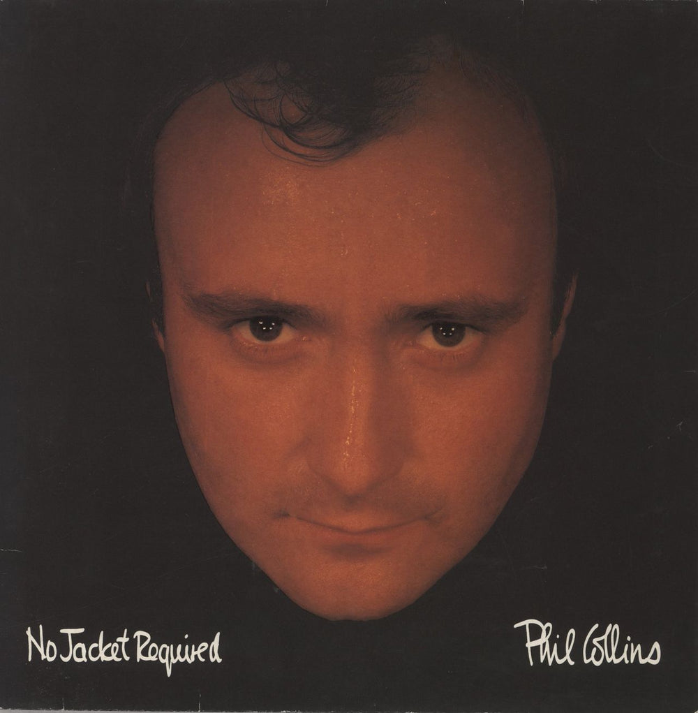 Phil Collins No Jacket Required UK vinyl LP album (LP record) V2345