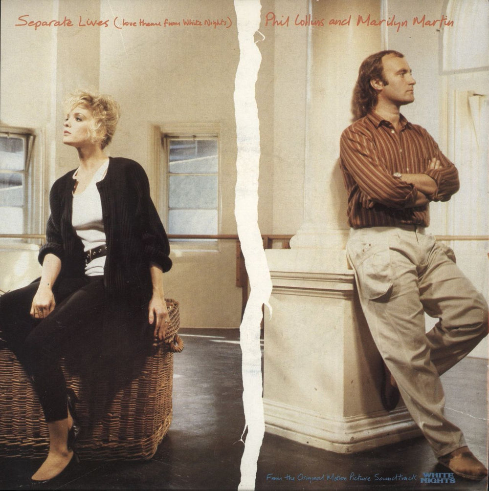 Phil Collins Separate Lives UK 7" vinyl single (7 inch record / 45) VS818