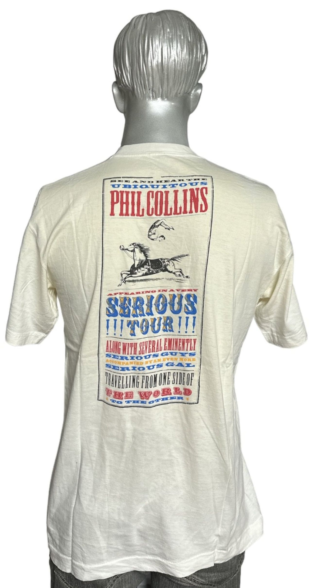 Phil Collins Serious Tour T-Shirt '90 - L UK t-shirt