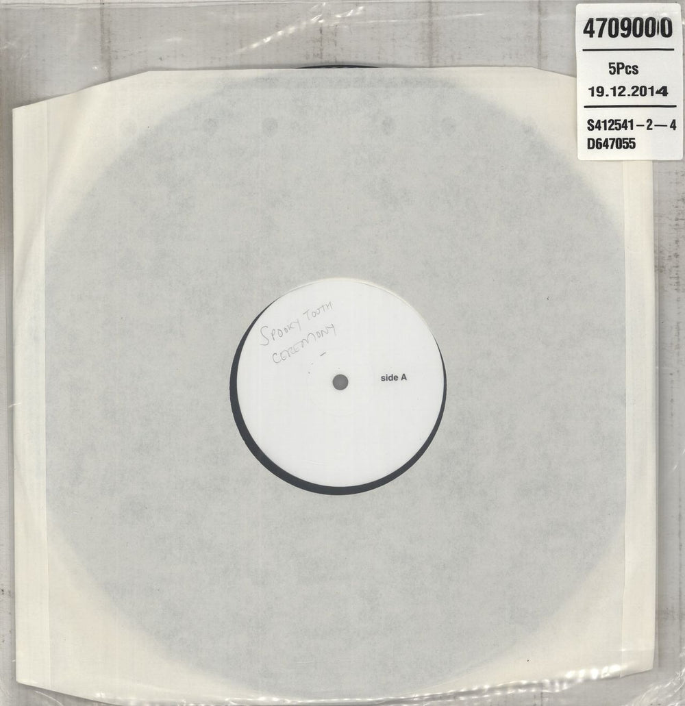 Pierre Henry & Spooky Tooth Ceremony - Test Pressing UK vinyl LP album (LP record) 4709000