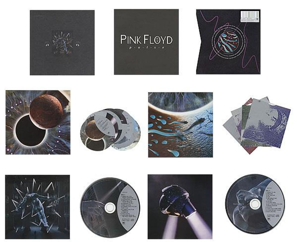 Pink Floyd Pulse + Obi Stickered Outer Japanese 2 CD album set (Double CD) PIN2CPU327270