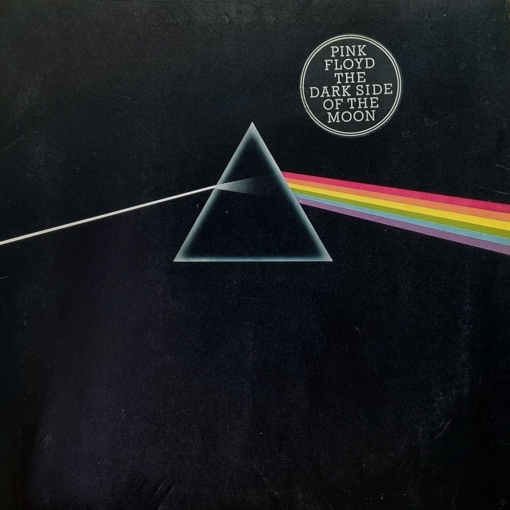 Pink Floyd The Dark Side Of The Moon - 1st Stickered - Complete with adestor Stickers - VG UK vinyl LP album (LP record) SHVL804