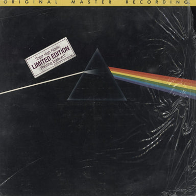 Pink Floyd The Dark Side Of The Moon + Hype Stickered Bag US vinyl LP album (LP record) MFSL1-017
