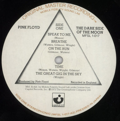 Pink Floyd The Dark Side Of The Moon + Hype Stickered Bag US vinyl LP album (LP record) PINLPTH836246
