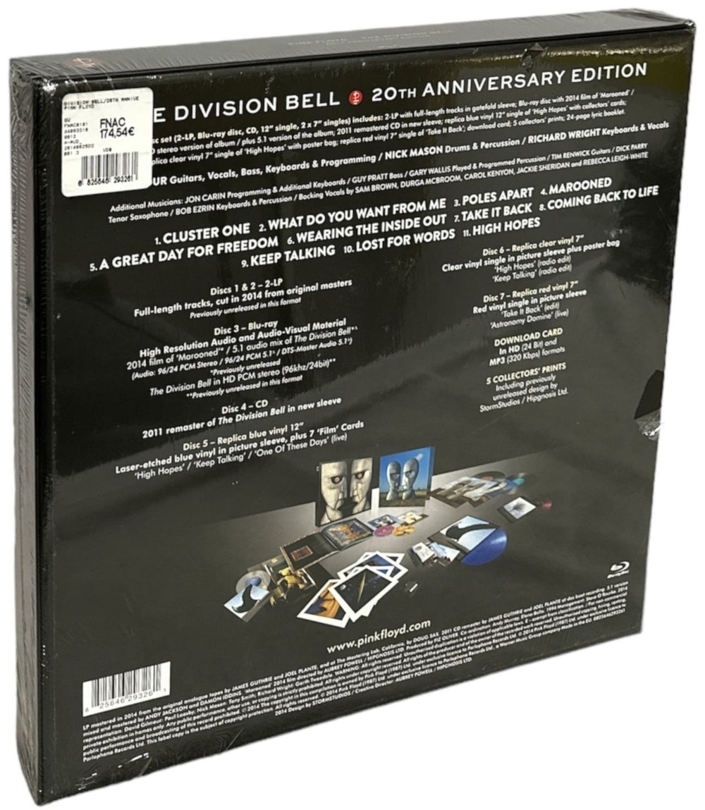 Pink Floyd The Division Bell:20th Anniversary Deluxe Edition - Sealed French Vinyl Box Set 825646293261