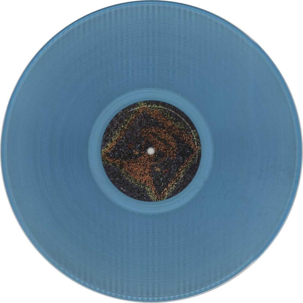 Pink Floyd The Division Bell - Aqua Blue Vinyl - EX US vinyl LP album (LP record) 1994