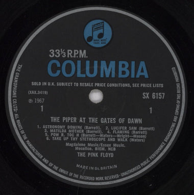 Pink Floyd The Piper At The Gates Of Dawn - 1st (a) - EX UK vinyl LP album (LP record) PINLPTH738978