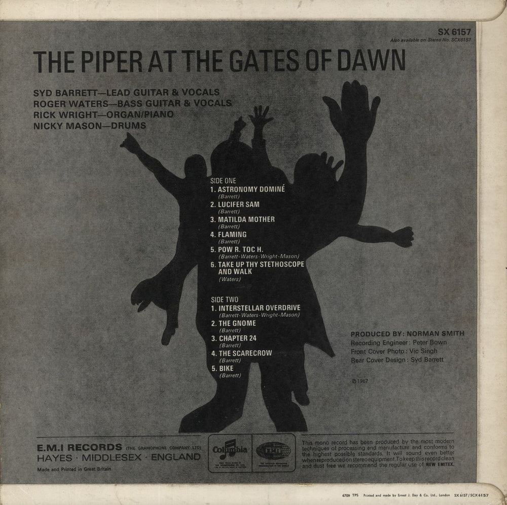 Pink Floyd The Piper At The Gates Of Dawn - 1st (a) - VG UK vinyl LP album (LP record)