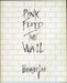 Pink Floyd The Wall Performed Live - White Wall Cover + Ticket Stub UK tour programme