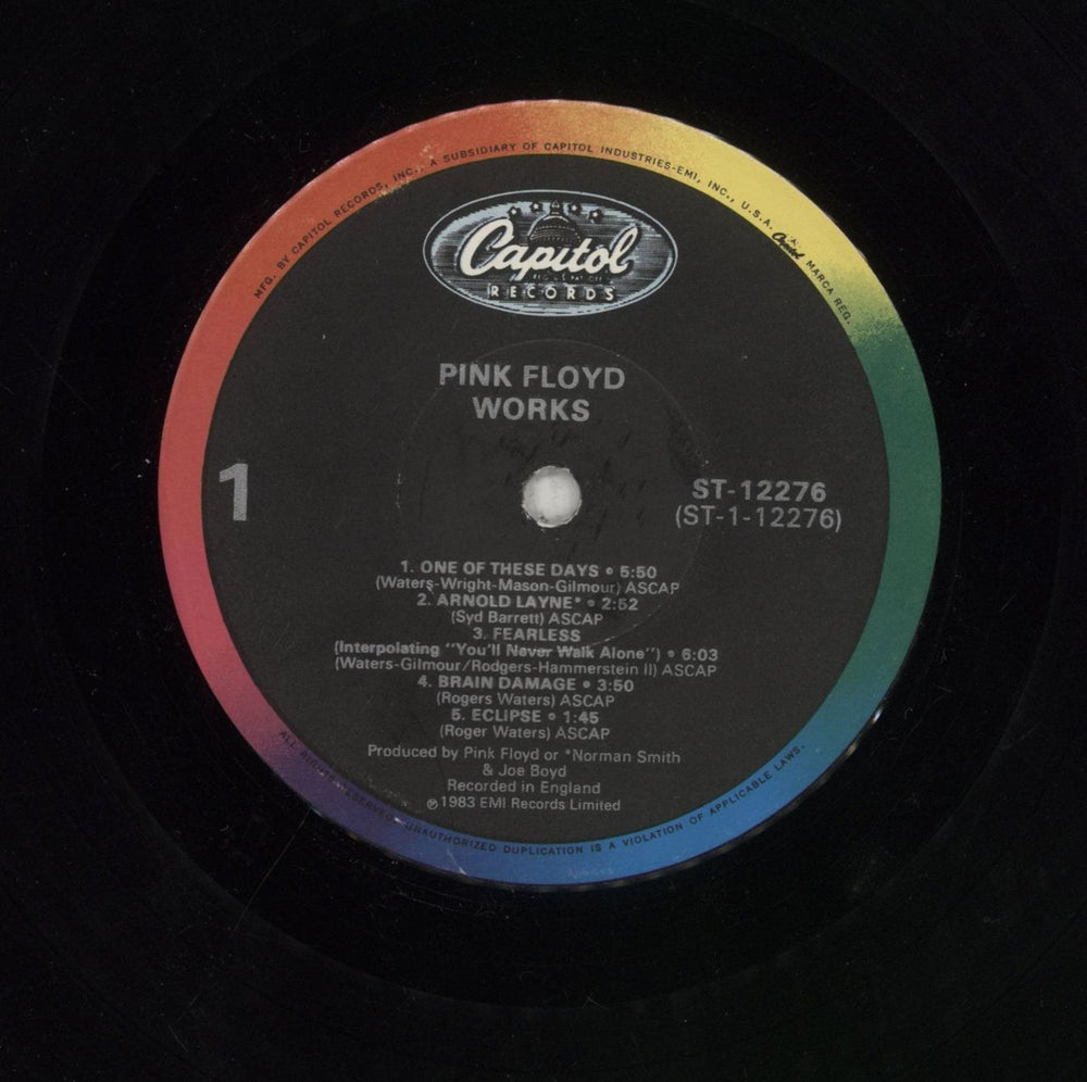 Pink Floyd Works - EX US vinyl LP album (LP record) PINLPWO855689