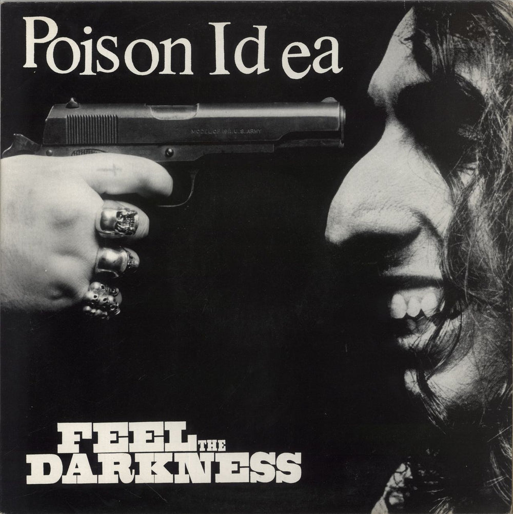 Poison Idea Feel The Darkness UK vinyl LP album (LP record) SOL25
