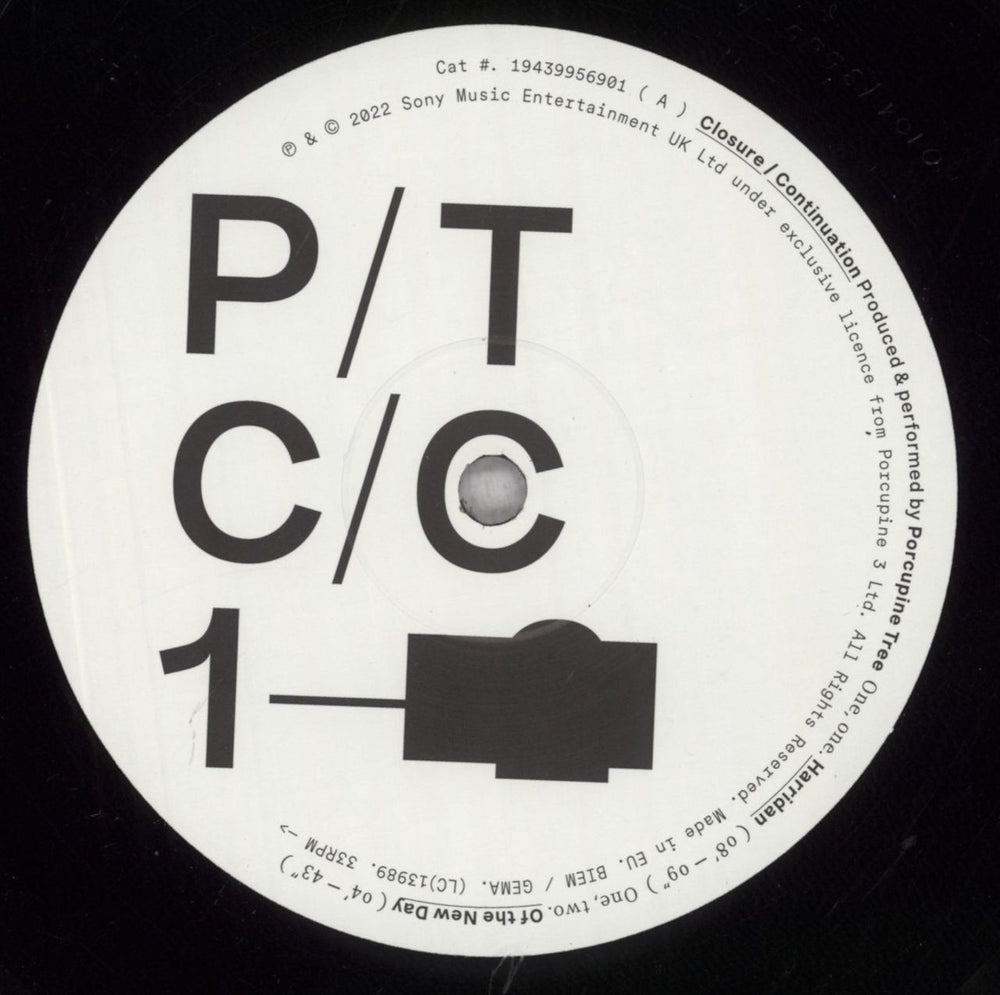 Porcupine Tree Closure/Continuation - Black Vinyl UK 2-LP vinyl record set (Double LP Album) PCU2LCL843720