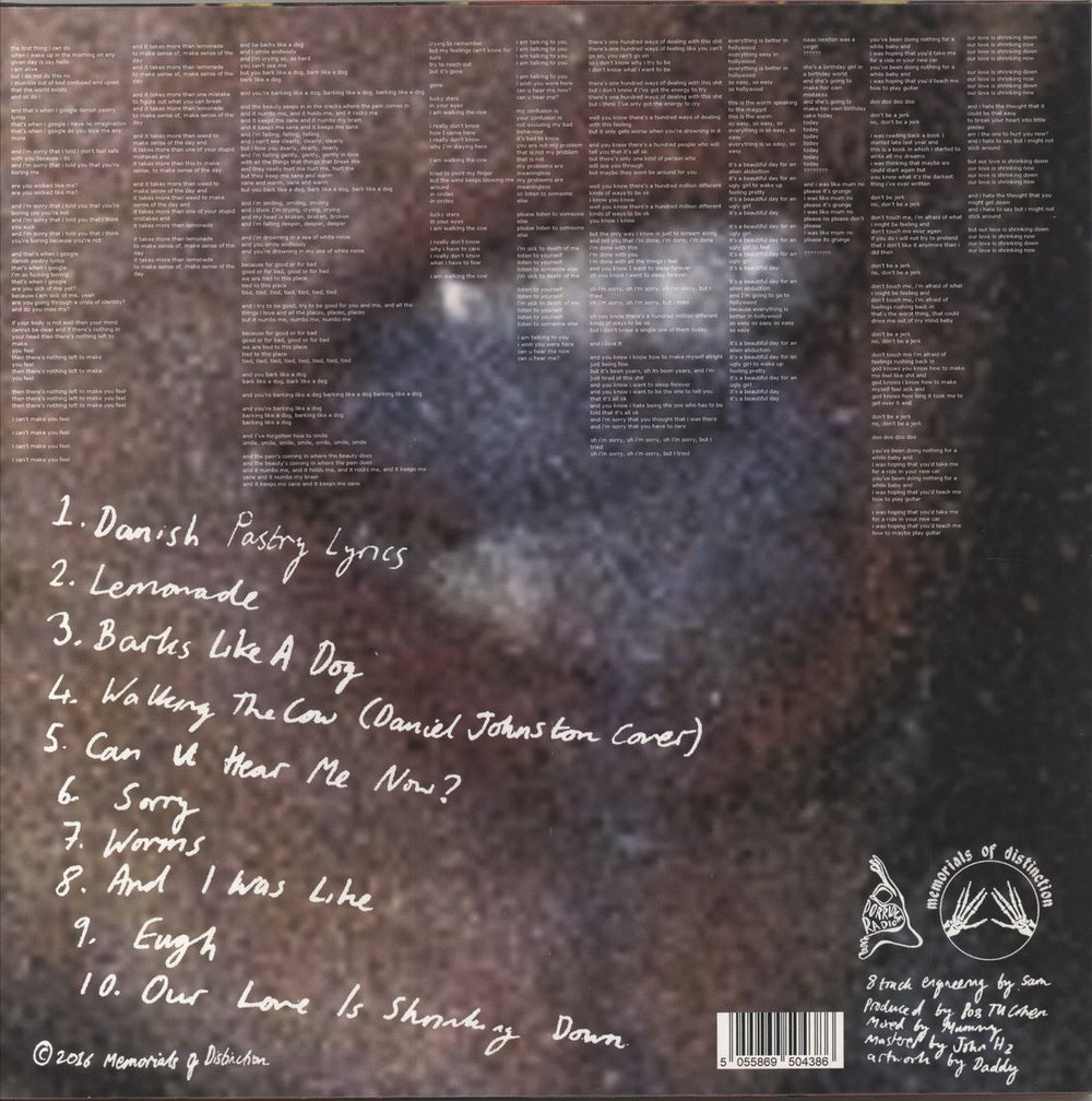 Porridge Radio Rice, Pasta And Other Fillers - Clear Vinyl UK vinyl LP album (LP record) 5055869504386