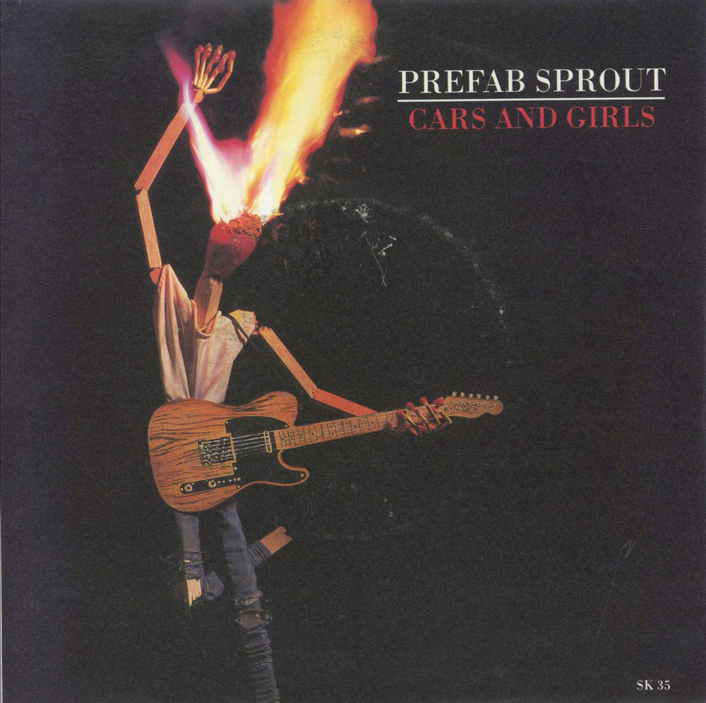 Prefab Sprout Cars And Girls UK 7" vinyl single (7 inch record / 45) SK35