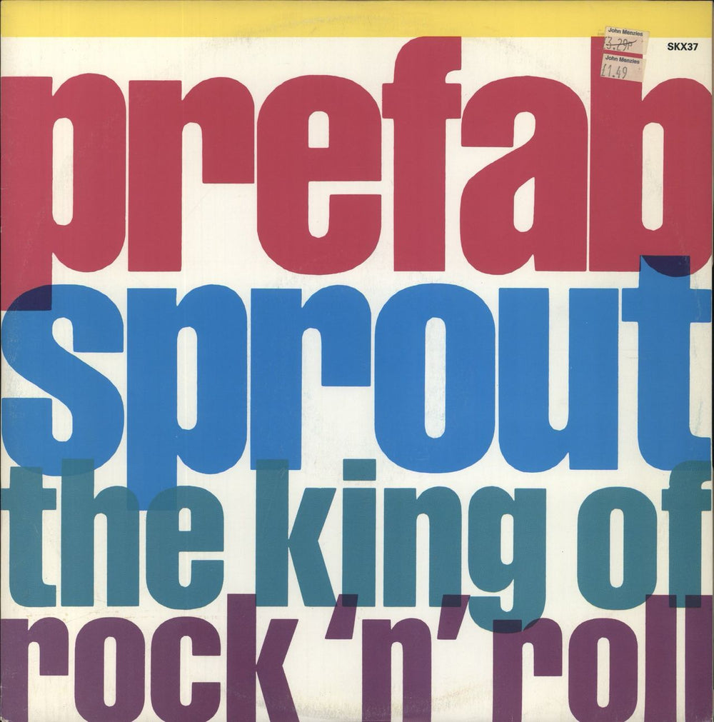 Prefab Sprout The King Of Rock N' Roll UK 12" vinyl single (12 inch record / Maxi-single) SKX37