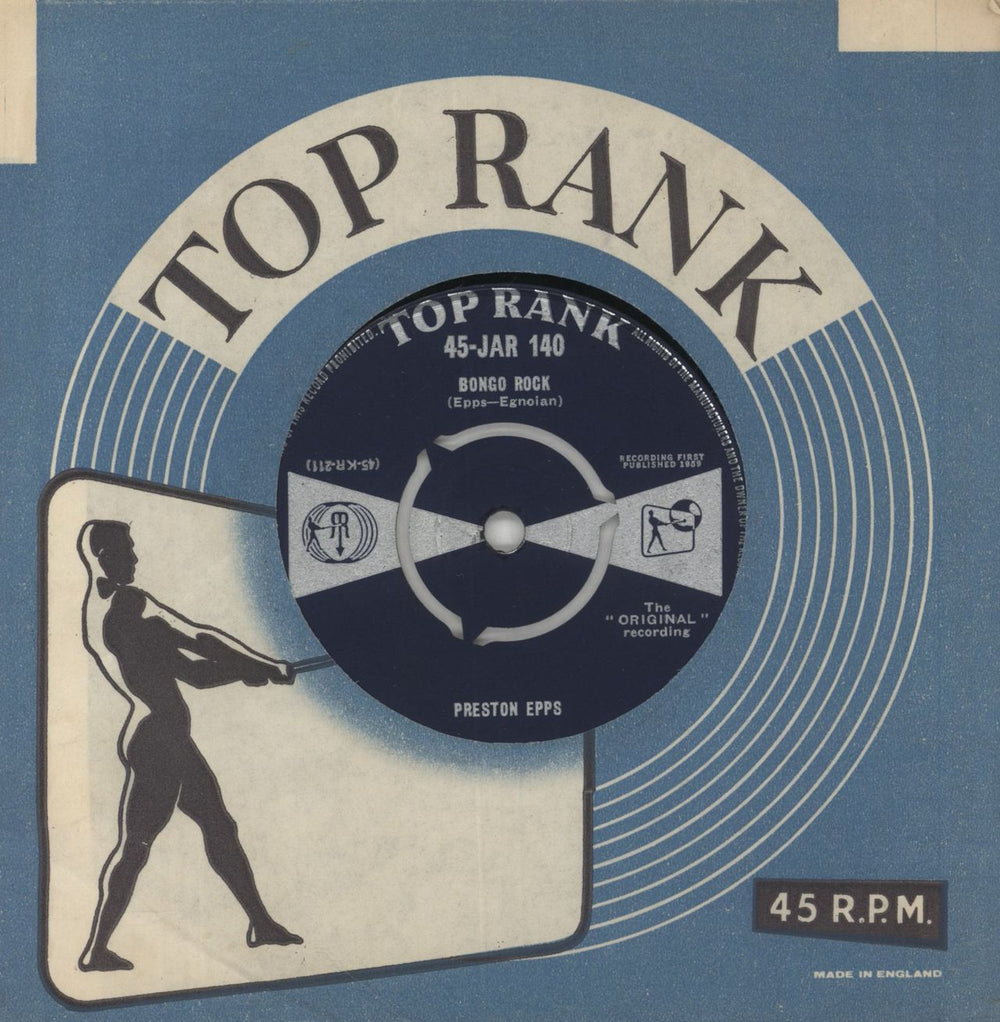 Preston Epps Bongo Rock UK 7" vinyl single (7 inch record / 45) 45JAR140