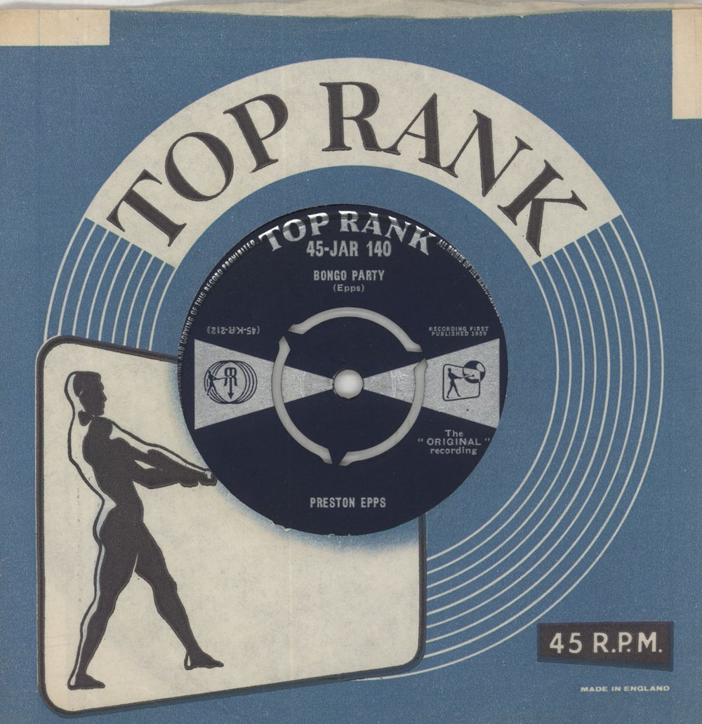 Preston Epps Bongo Rock UK 7" vinyl single (7 inch record / 45)