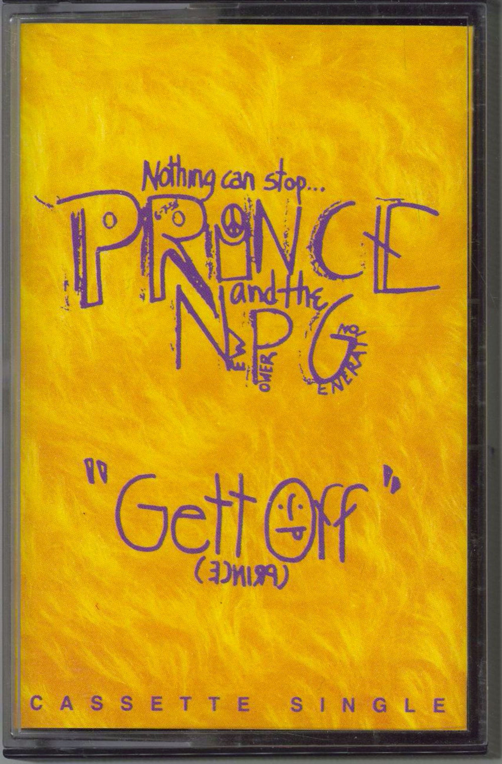 Prince Gett Off UK cassette single W0056C