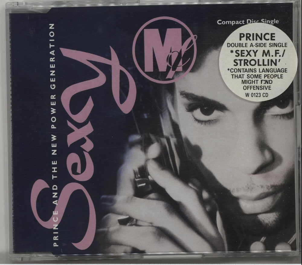 Prince Sexy M.F. - Stickered case UK CD single (CD5 / 5") W0123CD