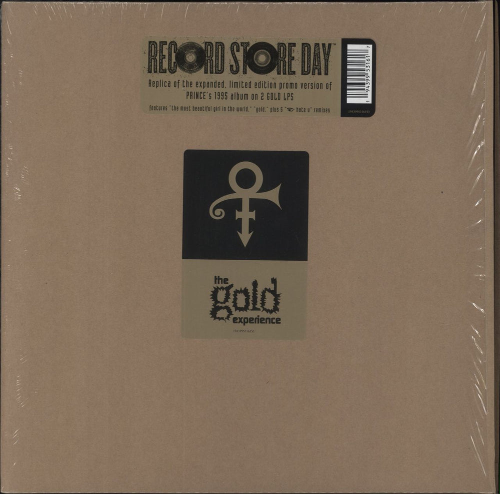 Prince The Gold Experience - RSD 2022 - Gold Vinyl UK 2-LP vinyl record set (Double LP Album) 19439953161S3