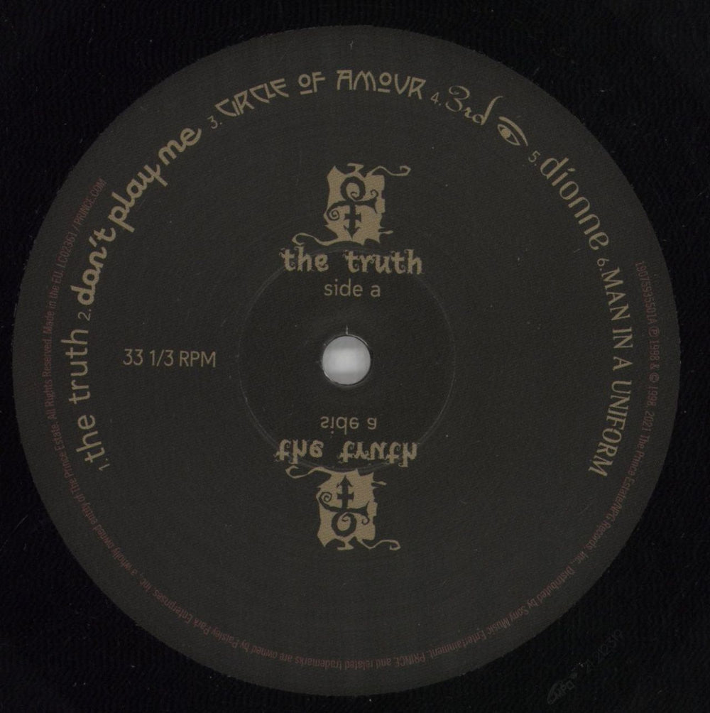 Prince The Truth - RSD 2021 - EX UK vinyl LP album (LP record) PRILPTH862034