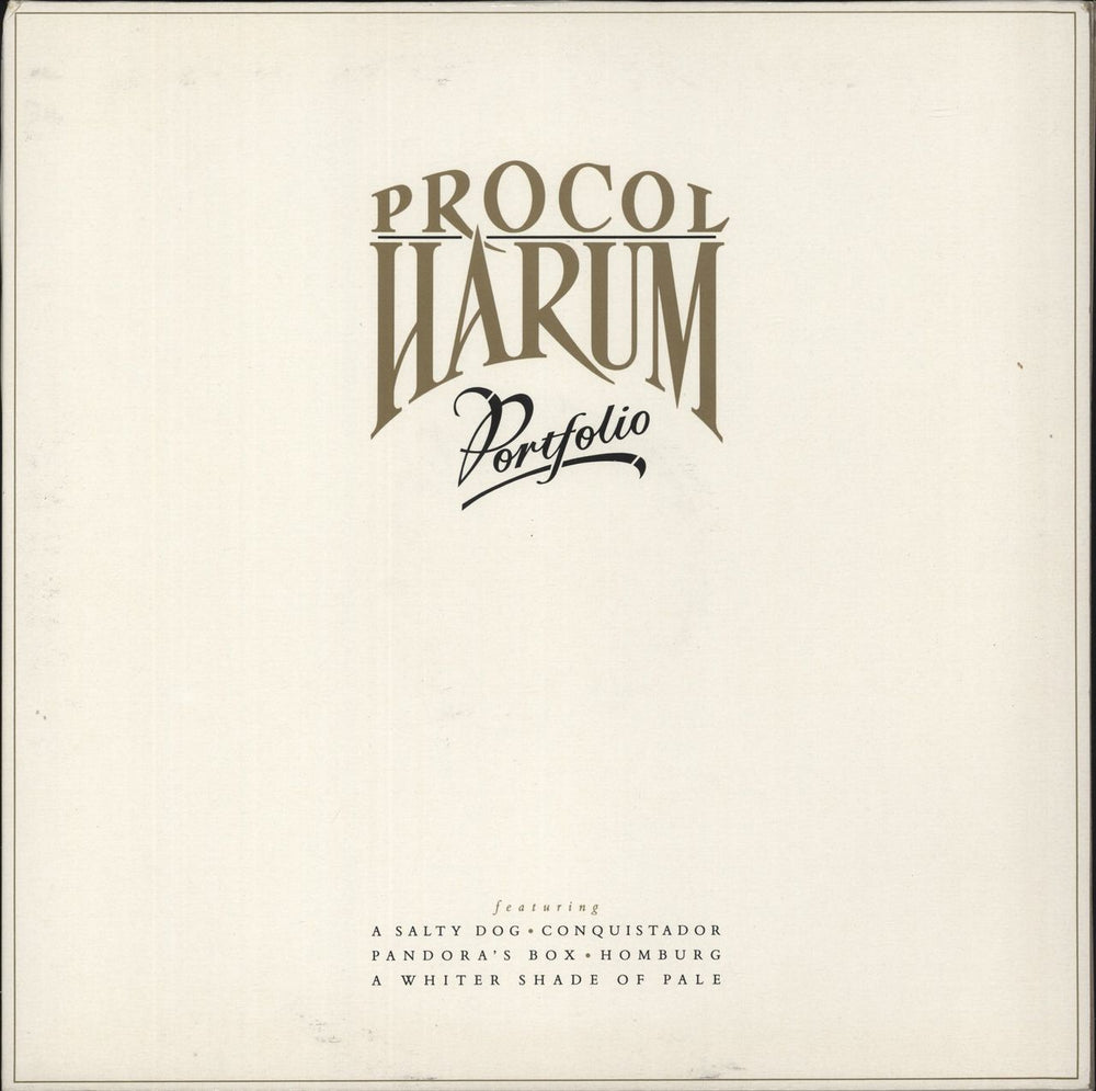 Procol Harum Portfolio UK 2-LP vinyl record set (Double LP Album) CNW4