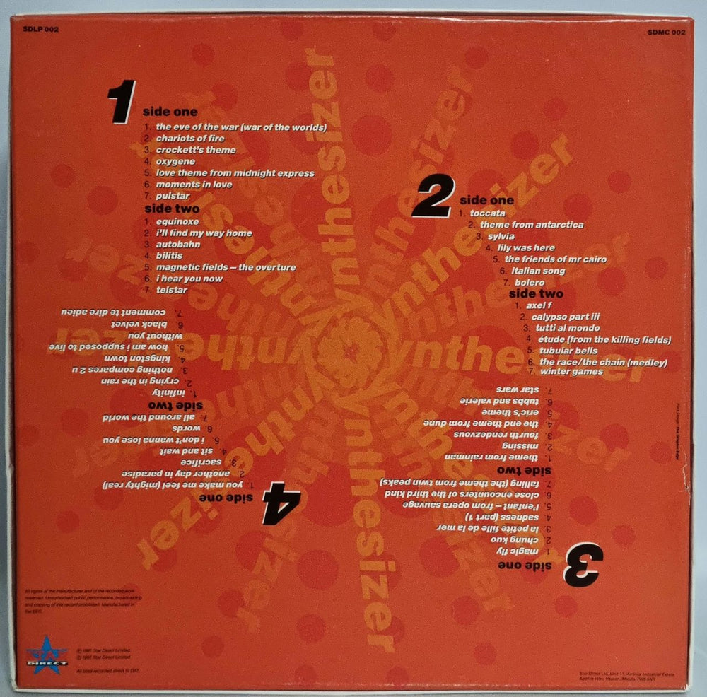 Project D Synthesizer - The Ultimate Sound Experience UK Vinyl Box Set 5UYVXSY798780