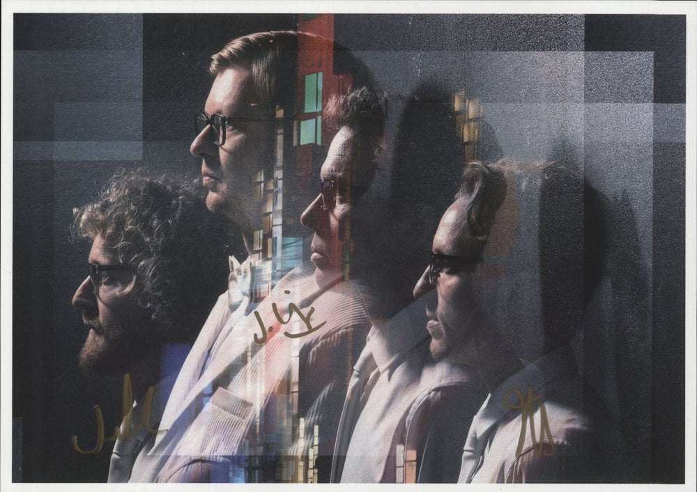 Public Service Broadcasting Bright Magic - Orange & Black Marbled - Sealed + Autographed Print UK vinyl LP album (LP record)