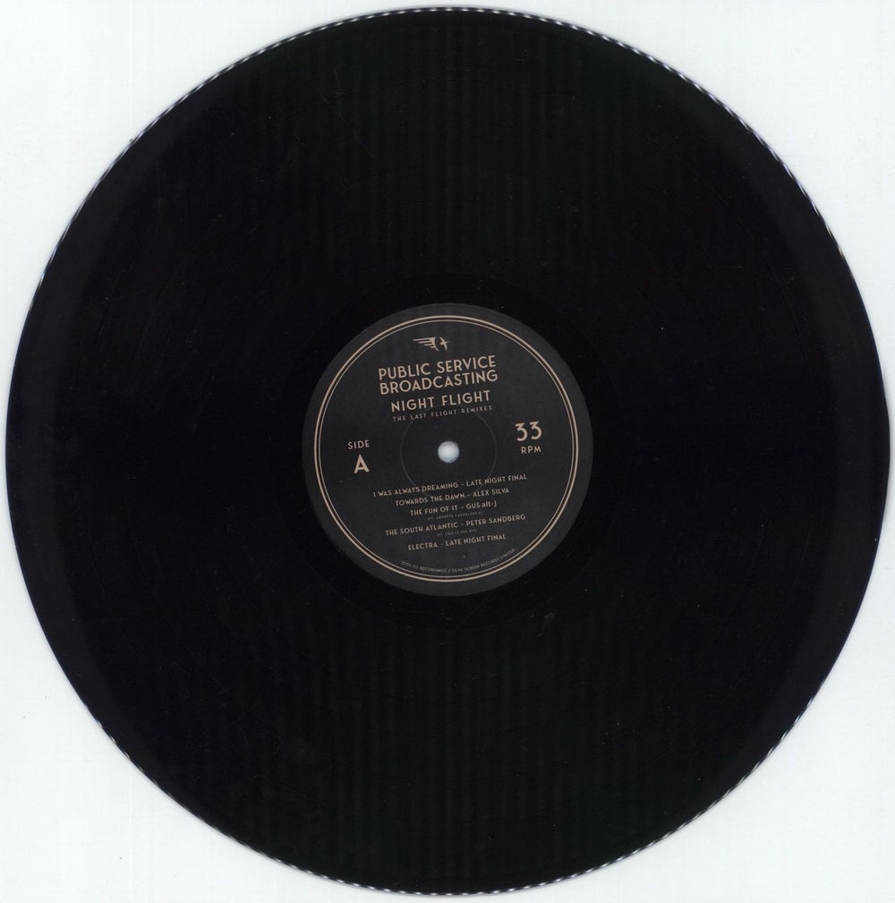 Public Service Broadcasting Night Flight - The Last Flight Remixes - Midnight Blue Vinyl UK vinyl LP album (LP record) P9BLPNI879488