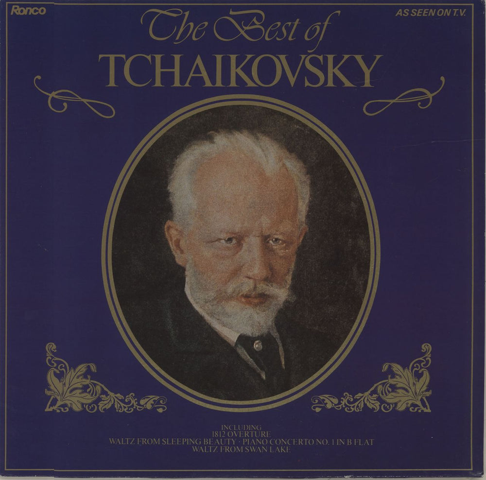 Pyotr Ilyich Tchaikovsky The Best Of Tchaikovsky UK vinyl LP album (LP record) RTL2084D