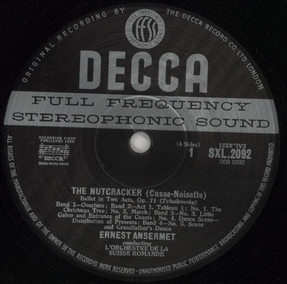 Pyotr Ilyich Tchaikovsky The Nutcracker - 180gm German 2-LP vinyl record set (Double LP Album) T3N2LTH851929