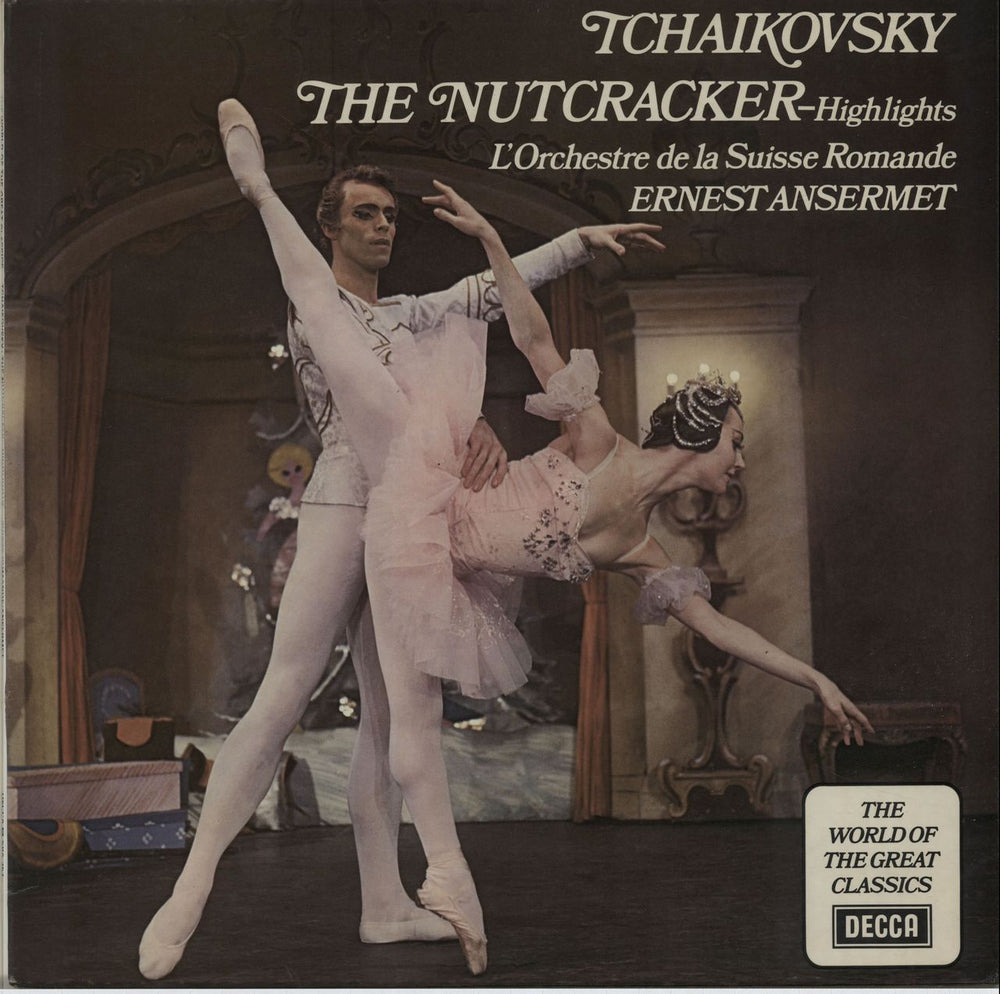 Pyotr Ilyich Tchaikovsky The Nutcracker - Highlights UK vinyl LP album (LP record) SPA357