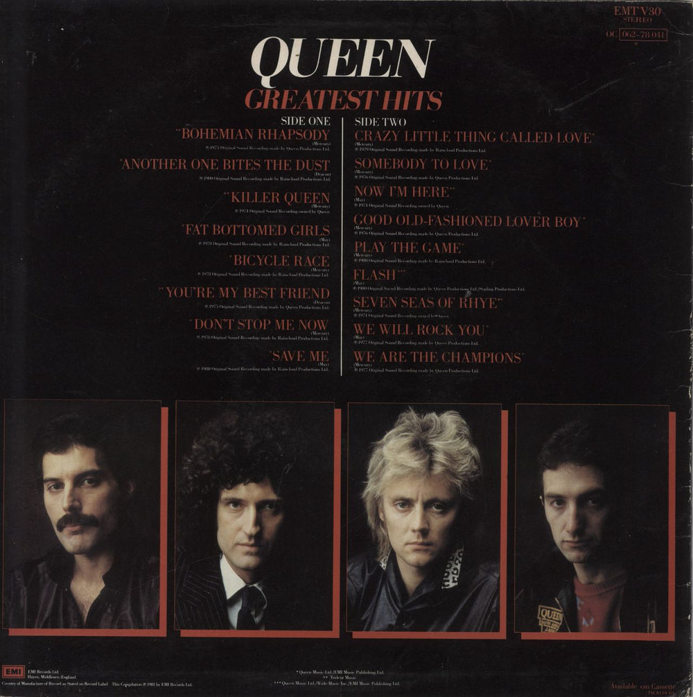 Queen Greatest Hits - 1st - EX UK vinyl LP album (LP record)