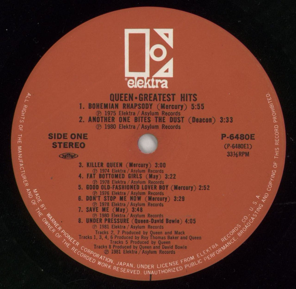 Queen Greatest Hits + obi Japanese vinyl LP album (LP record) QUELPGR25236