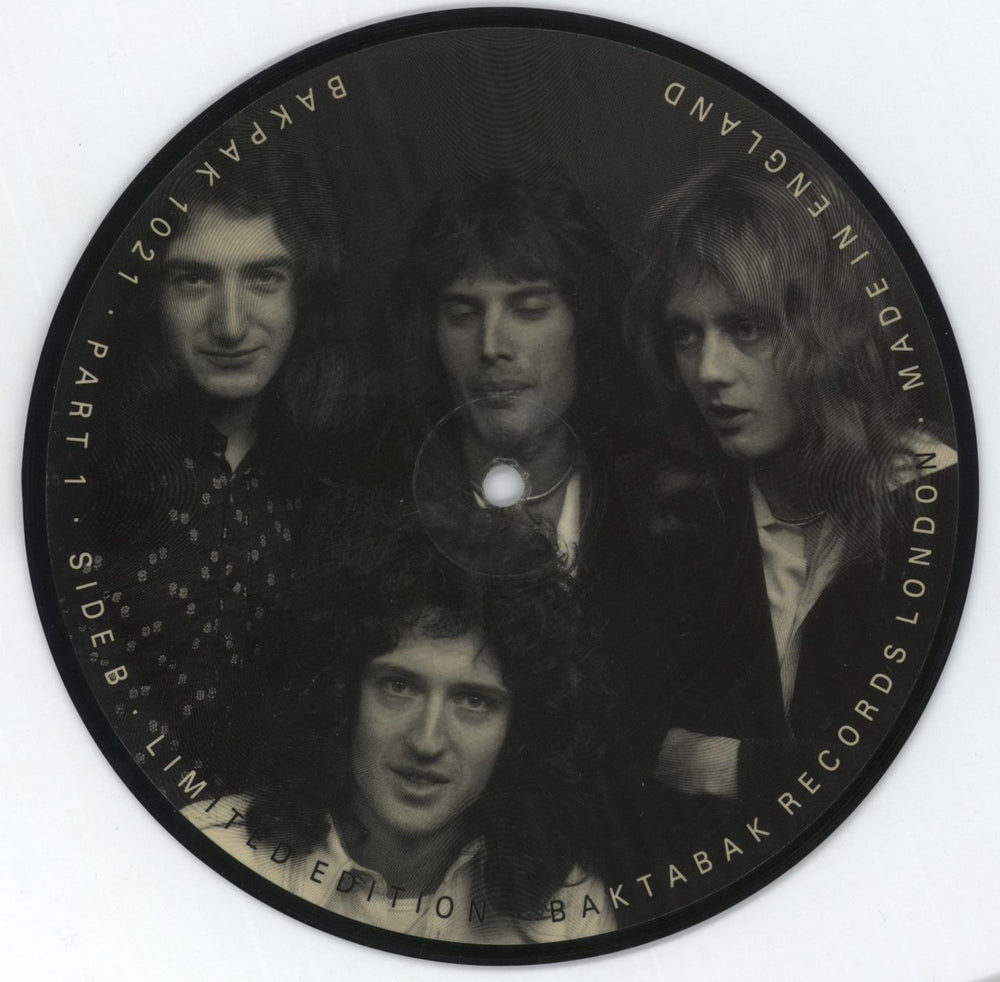 Queen Interview Picture Disc Set UK 7" vinyl picture disc (7 inch picture disc single) QUE7PIN867647