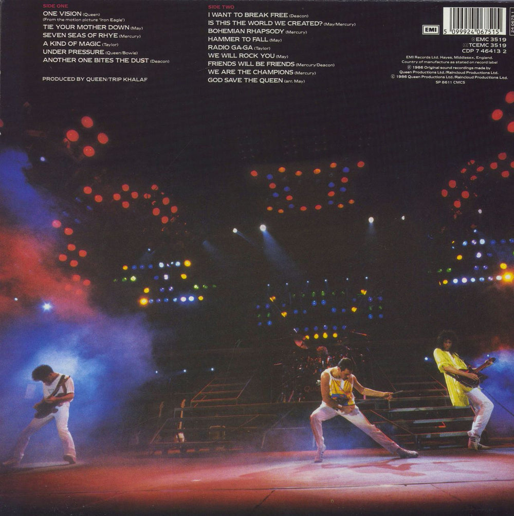 Queen Live Magic UK vinyl LP album (LP record) 5099924067515