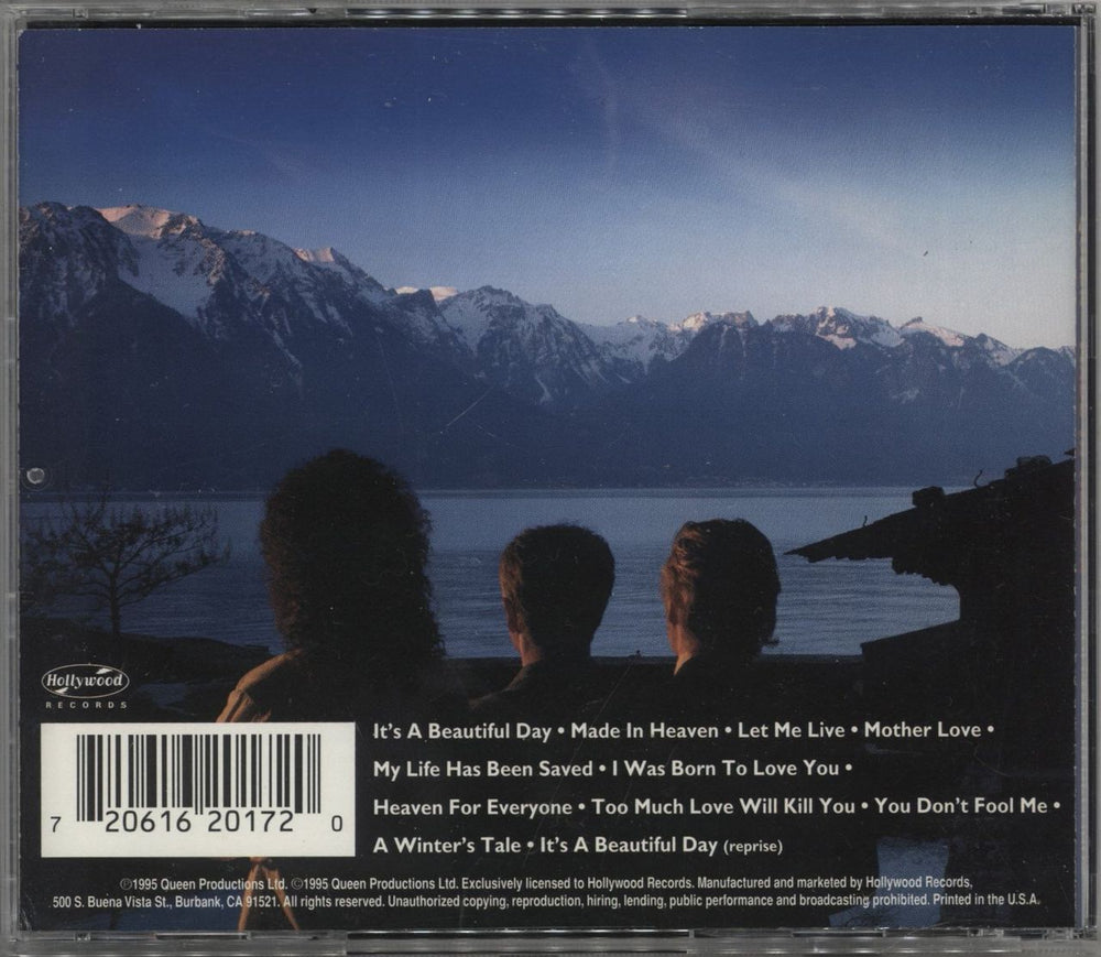 Queen Made In Heaven US CD album (CDLP) 720616201720