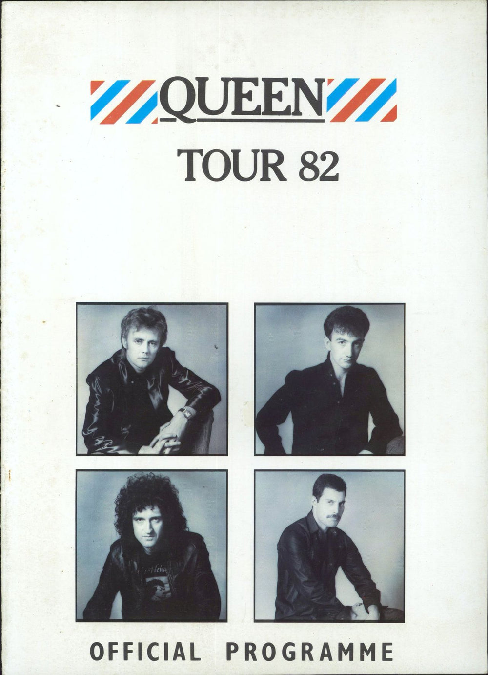Queen Tour 82 - EX UK tour programme TOUR PROGRAMME