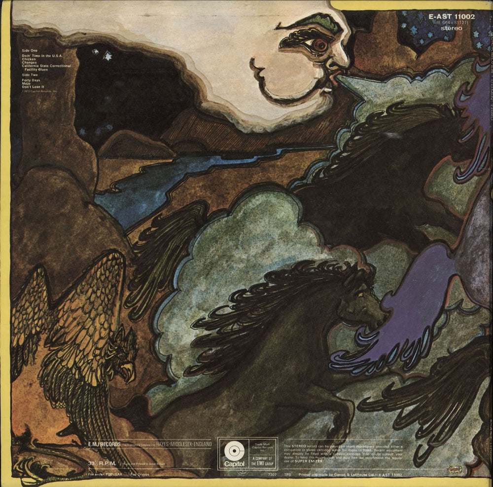 Quicksilver Messenger Service Comin' Thru UK vinyl LP album (LP record)