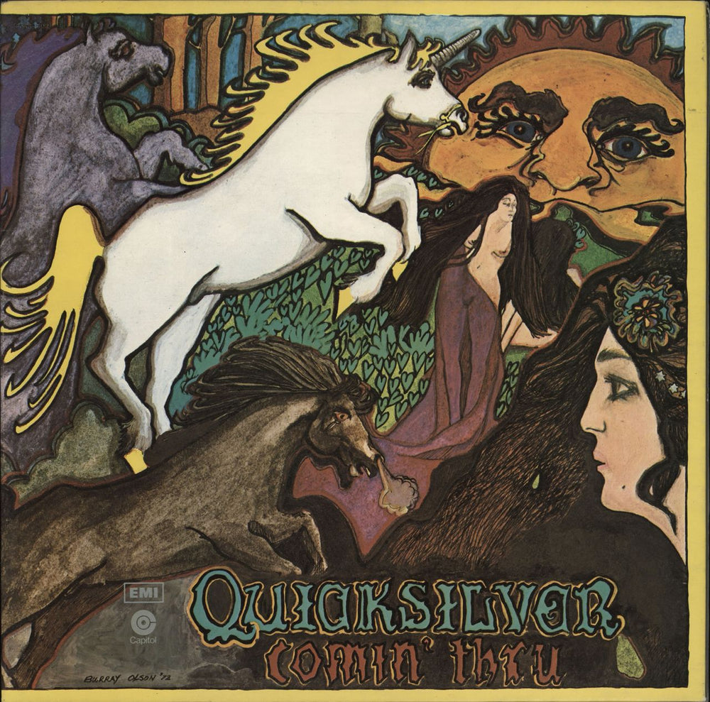 Quicksilver Messenger Service Comin' Thru UK vinyl LP album (LP record) E-AST11002