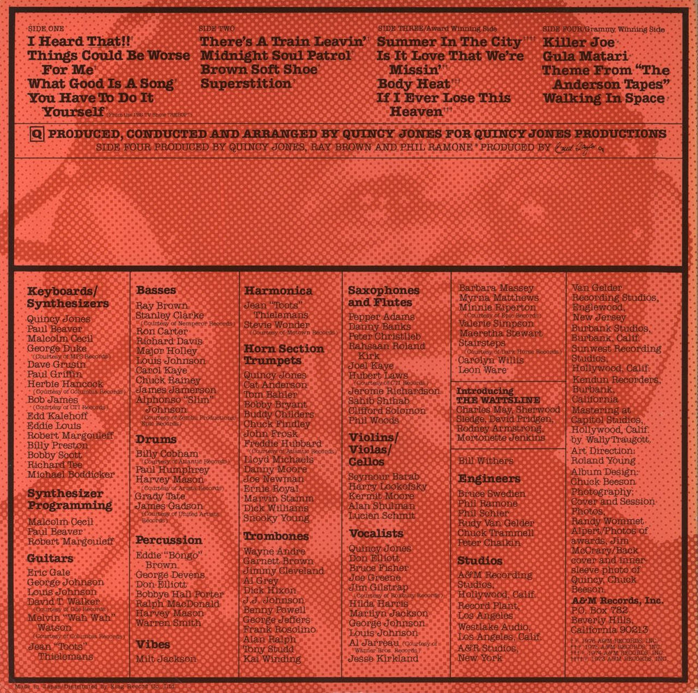 Quincy Jones I Heard That!! Japanese 2-LP vinyl record set (Double LP Album)