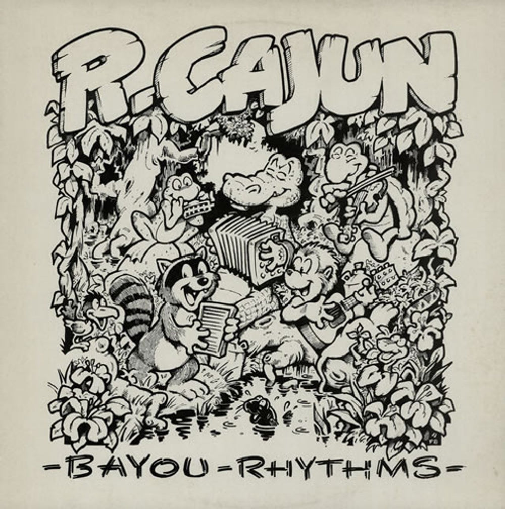 R. Cajun Bayou Rhythms UK vinyl LP album (LP record) MOO4