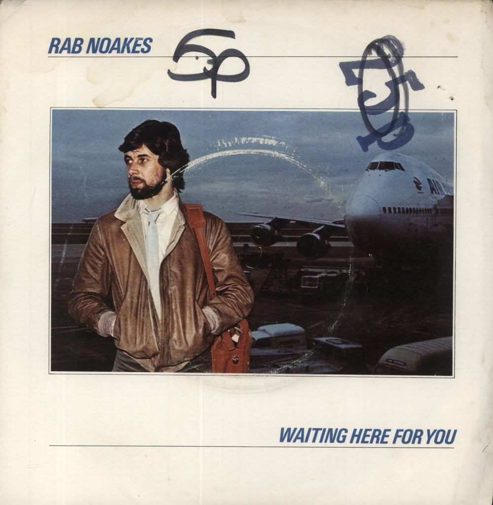 Rab Noakes Waiting Here For You - VG UK 7" vinyl single (7 inch record / 45) 2017115
