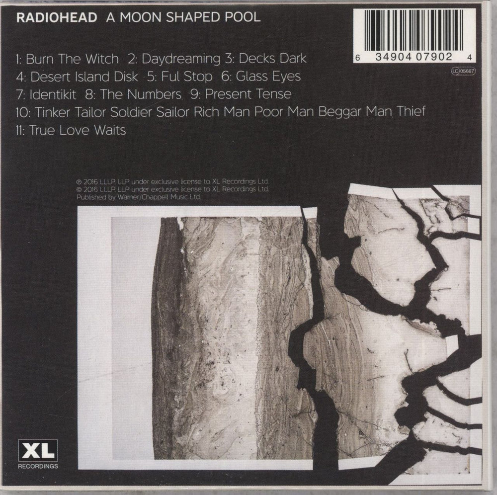 Radiohead A Moon Shaped Pool UK CD album (CDLP) R-HCDAM846922